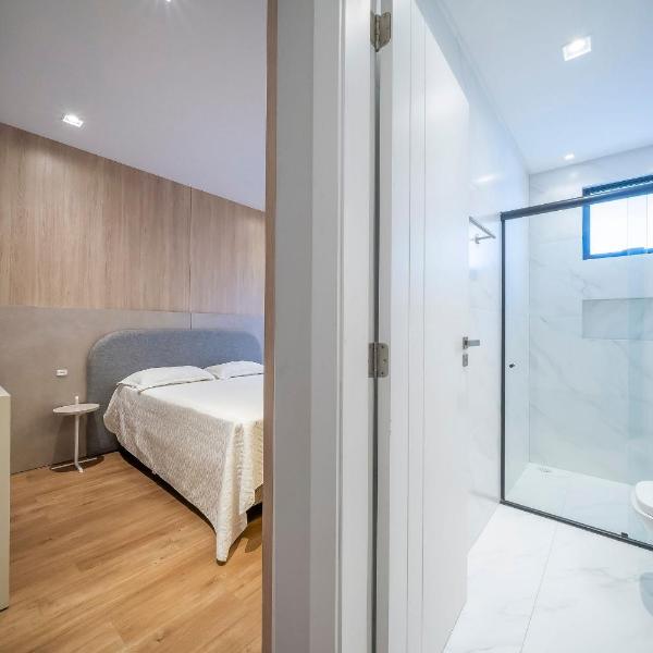 Leme 208 – Apartamento novíssimo a poucos metros do mar em Bombas. - Foto 3