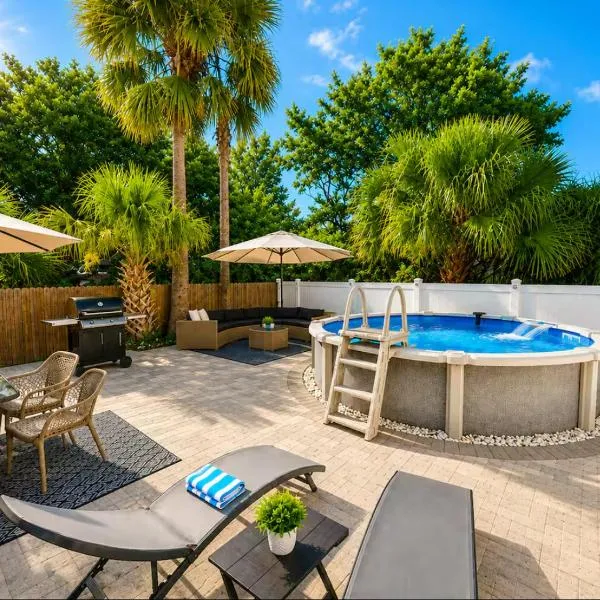 4 Bedroom House Near Downtown Tampa Sleeps 12 Pool Private Patio Pet Friendly, hotel u gradu Tampa