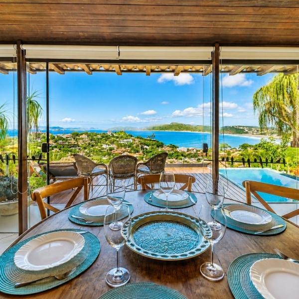 Vista Panorâmica em Geribá! Casa 5 suítes
