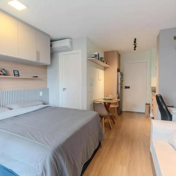 Studio with Rooftop Coworking Jacuzzi in the Heart of Paulista