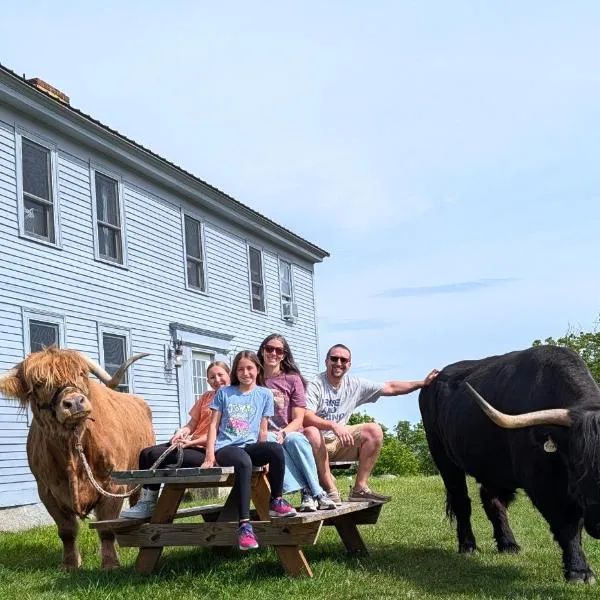 Cozy Highland Cattle-View Suite Peaceful, Private Pet-Friendly: Loudon şehrinde bir otel