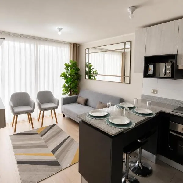 Nuevo departamento cercano a playa y comercio, hotel en Viña del Mar