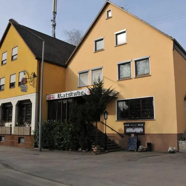 Hotel Gasthof Ratstube, viešbutis mieste Plochingenas