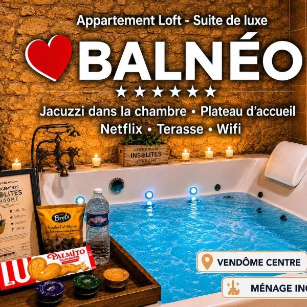 Loft Suite de luxe - Jacuzzi - SPA - Balnéo Vendôme, hotel v destinaci Vendome
