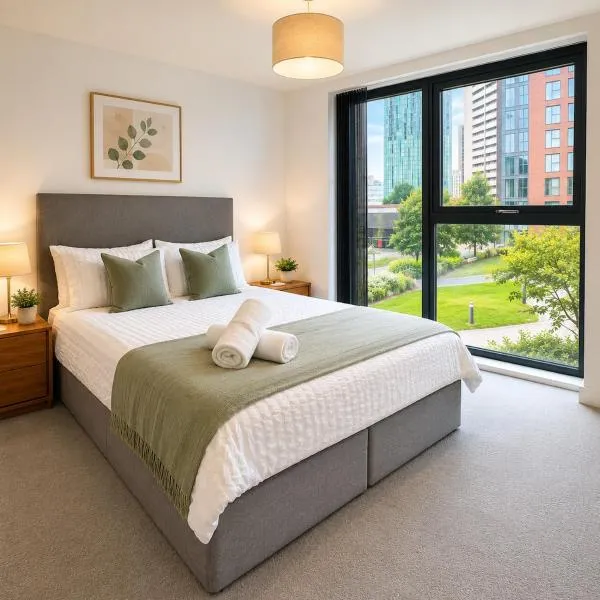 Modern Luxury Apartment With City Centre Views, hotel a Birmingham