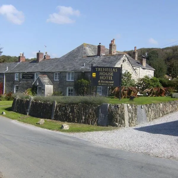 Trehellas House Hotel & Courthouse restaurant, hotel di Bodmin