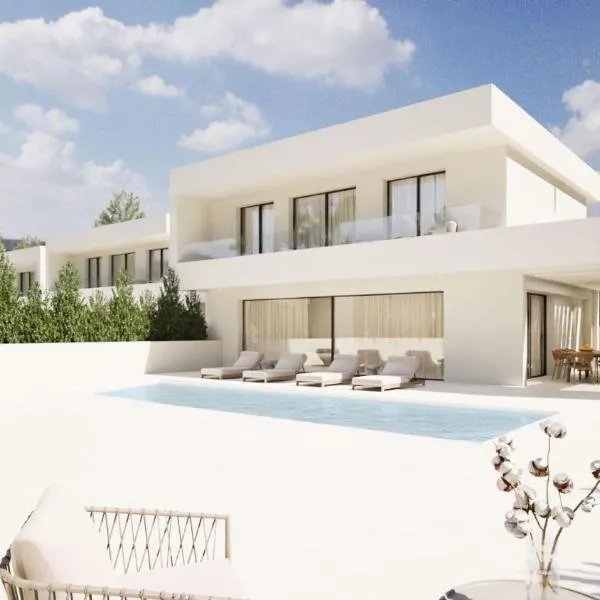 Nuveel Exclusive Villas, hótel í Polykhrono