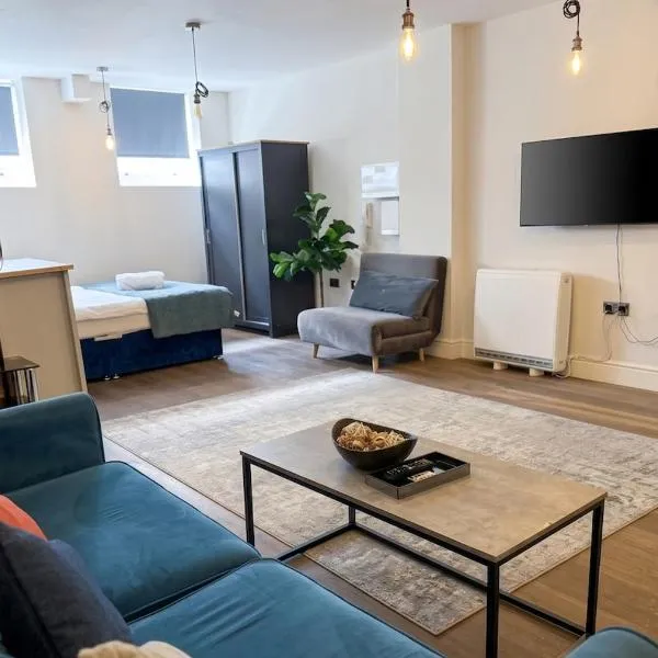 Large central studio Sleep 3, hotel u gradu 'Brighton and Hove'