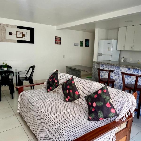 Quadra da praia- 2 quartos com ar-condicionado Prainha- - Foto 2