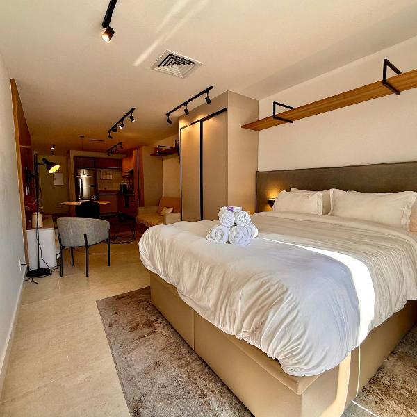 Studio Flamengo - Novo, varanda, piscina e gym