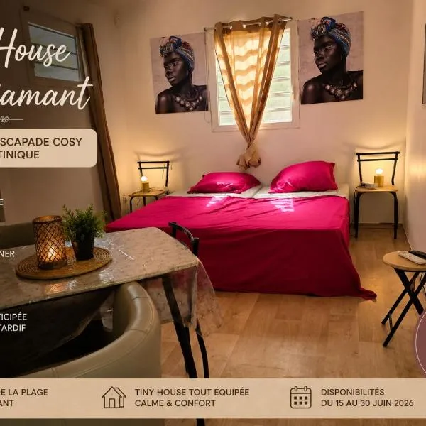 La Dépendance Tropicale Tiny House & Bien-être au Diamant, hotell i Le Diamant