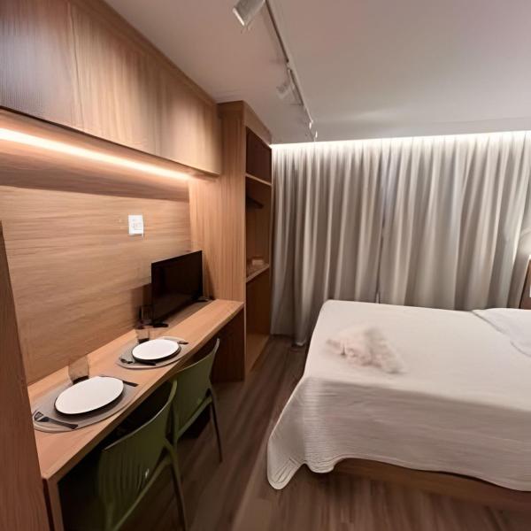 Studio luxuoso a 400m do CASV e 3km de Congonhas