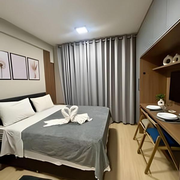 Studio Luxo c/ piscina | 2 min do metrô Faria Lima
