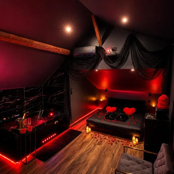 Le Secret des Ducs Love Room Jacuzzi Dijon, хотел в Дижон