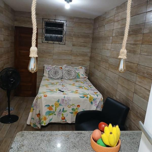 Estúdio moderno com cozinha america