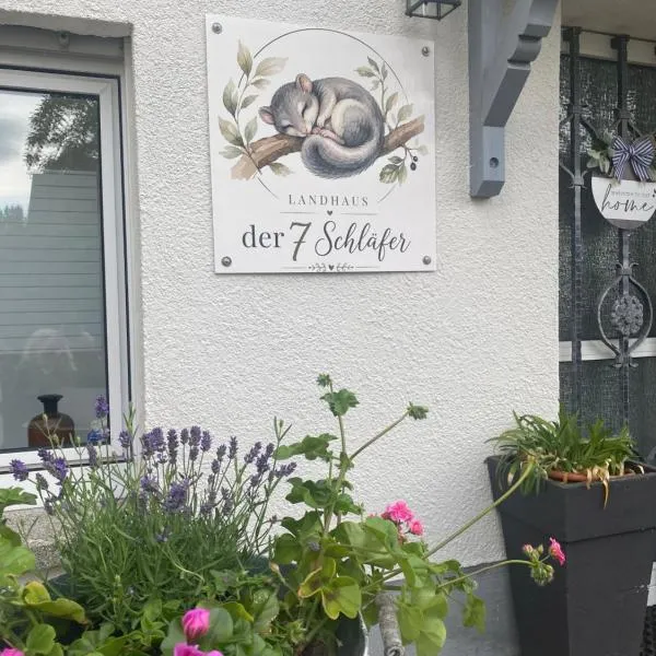 Viesnīca Landhaus 7Schläfer im Hunsrück pilsētā Hollnich