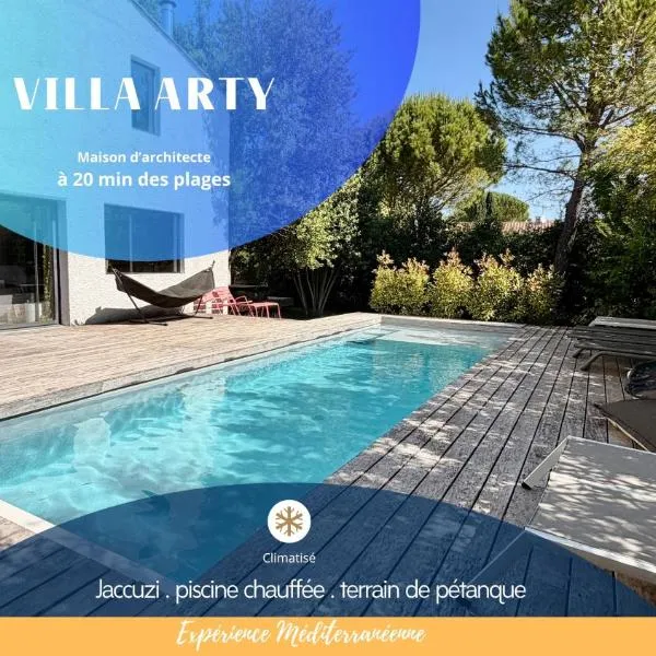 Villa (Loft) à Villetelle, 20 mn des plages, hotel v mestu Villetelle