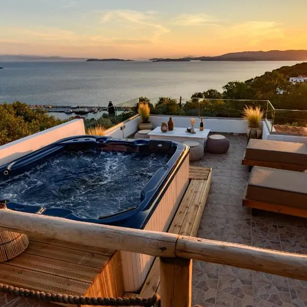 LemonTree Villa Rooftop Jacuzzi And Sea Views, hotel v Skopelusu