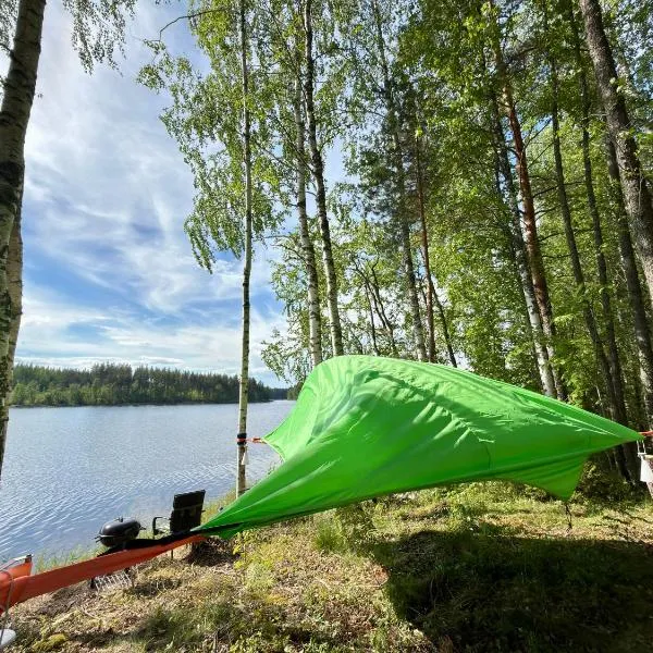 Tree Tents at Alaska Glamping Linnansaari, hotel a Savonlinna