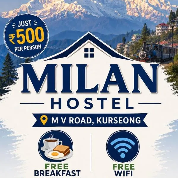 Milan Hostel, ξενοδοχείο σε Kurseong