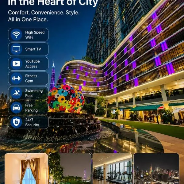 TRION KL BY Seville Near KLCC TRX, hotelli Kuala Lumpurissa