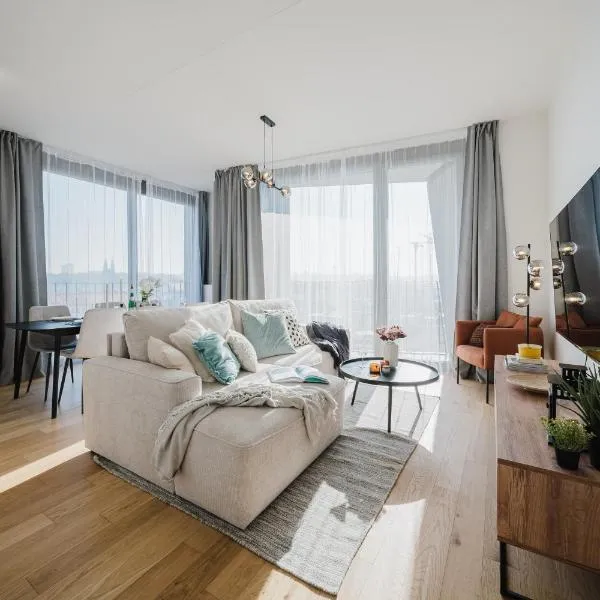 apartino - FREE parking, balcony, easy city access, metro station, nespresso, netflix: Prag'da bir otel
