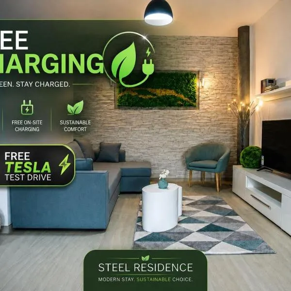 Steel Residence Aparthotel-EV SuperCharging & Free Parking, hotel i Timişoara