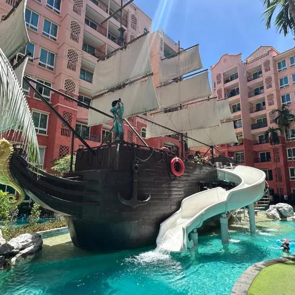 좀티엔 비치에 위치한 호텔 Pool access rooms Seven-seas Condo by Som