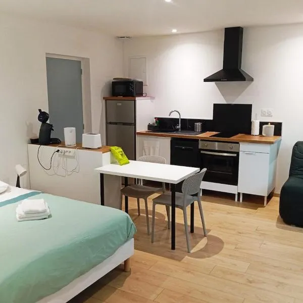 Studio cosy et confortable, hotel em Salles-Curan