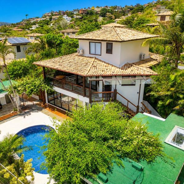 Casa c/ piscina, sauna e academia privativos! Geribá. BZ50