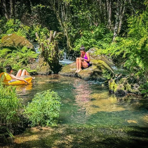 Wylde Roots River House - with natural river swimming pools, hotel v destinácii Couto de Baixo