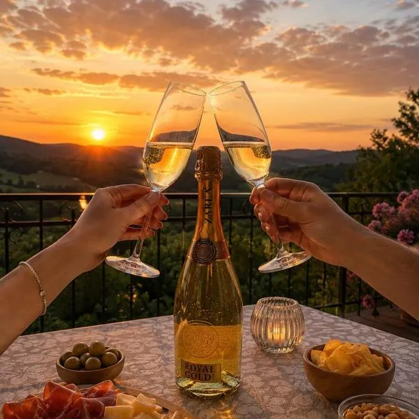 HillTop Heaven, Oasi Panoramica in cima della collina Torinese,a 20 minuti della città, hotel Cinzanóban