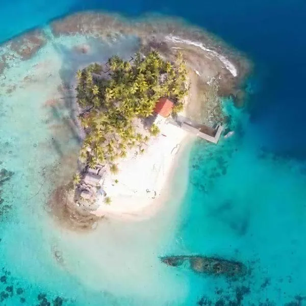 Cabaña frente al mar de Guna Yala Isla del Barco hundido, hotel u gradu Achoertupo