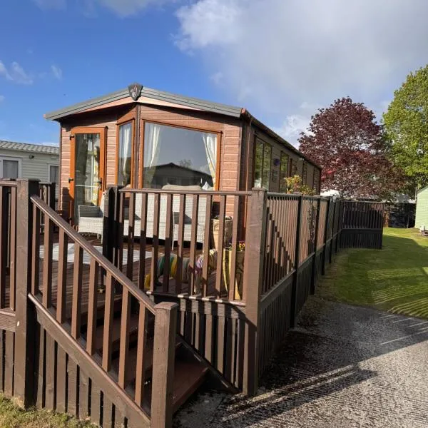 10 the green lilliardsedge carvan park harritsfield jedbrugh td8 6tz, hotel in Harrietsfield