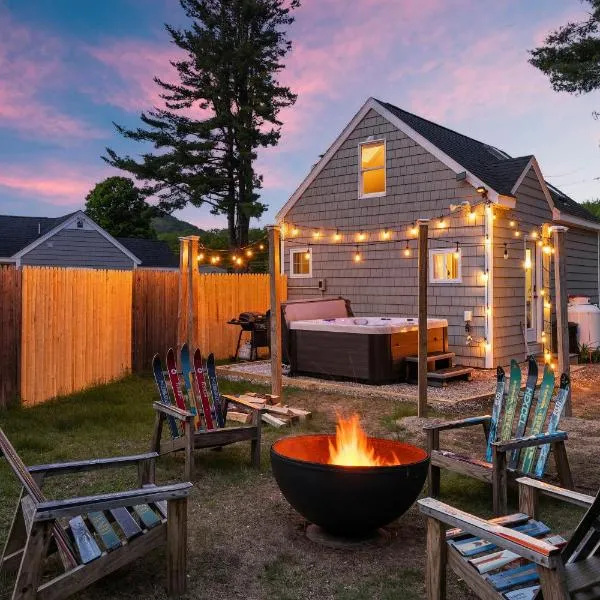 White Mtn Hot Tub Retreat The Bit O Honey, hotel v destinaci Woodstock