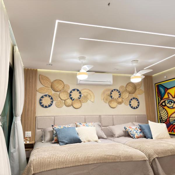 Marulhos resort Muro Alto Flat Premium frente ao mar Porto de Galinhas - Foto 4