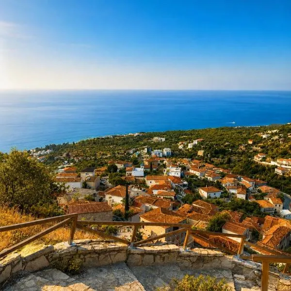 AMALIA House - amazing sea view - DHERMI, hotel in Dhërmi