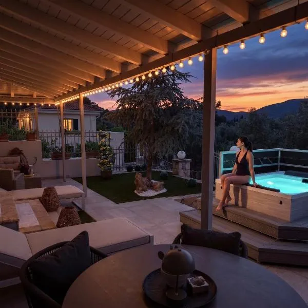 Blue Topaz cottage Mini pool Spa, hotel v mestu Nafplio