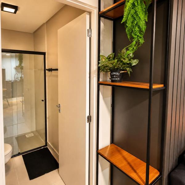 Studio 706 Premium no Centro de Chapecó com Sacada, Piscina, Academia e Vaga Garagem - Prédio Alto Padrão - Foto 3