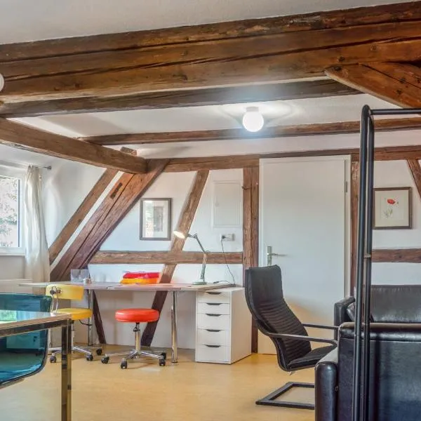 Alte Schmiede Ellrichshausen 1、Satteldorfのホテル