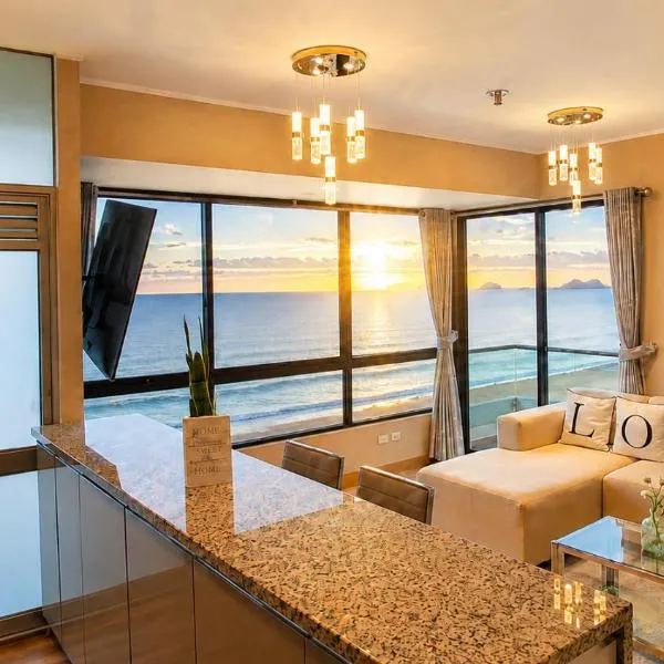 "Oceanfront 3BR, Home Office, Pool, Gym, Sauna, BBQ, Fast Wifi, Play area and Free Parking", hotelli Limassa