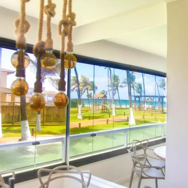 Vilas do Atlântico, pé na AREIA, vista MAR, LIMPEZA E ARRUMAÇÃO DIÁRIA，勞魯－迪弗雷塔斯的飯店