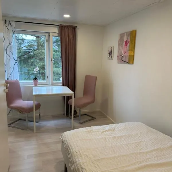 Wooden house apartment 1 km from river, hotel i Turku