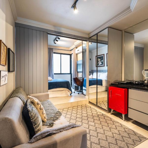 BHaus Jardins Poeta - Apartamento Premium 10o andar - Próximo à Oscar Freire e Paulista - Academia - Mini Mercado - Piscina - Serviço de Arrumação e Bagagem - Recepção 24h - Vaga de Garagem - P17