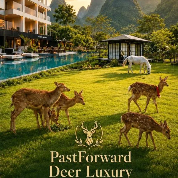 PastForward Deer Luxury Maison & Café - Yulong River Branch - Where past meets present, with deers by Karst view - Infinity pool & Rooftop Terrace, hotel u gradu Yangshuo