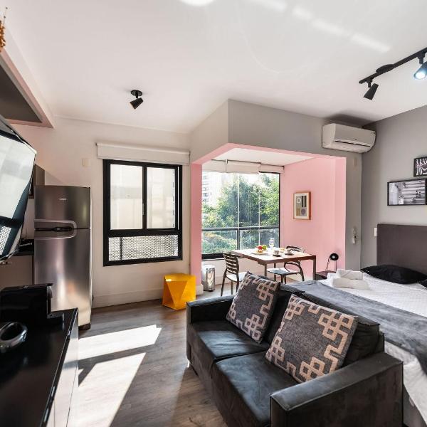 BHaus Vila Olimpia VN Casa do Ator | Apartmento Premium | 6o andar | Vaga de Garagem | Academia | Lavanderia pay per use | Minimercado | Recepção 24h | Coworking | Piscina | cs66
