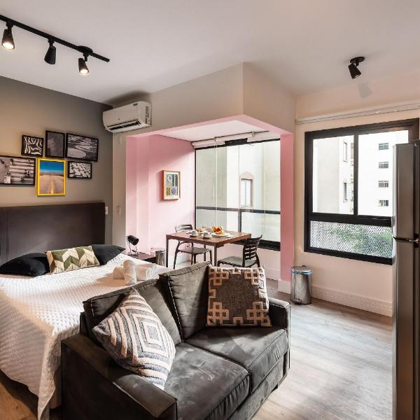 BHaus Vila Olimpia VN Casa do Ator | Apartmento Premium | 6o andar | Vaga de Garagem | Academia | Lavanderia pay per use | Minimercado | Recepção 24h | Coworking | Piscina | cs64