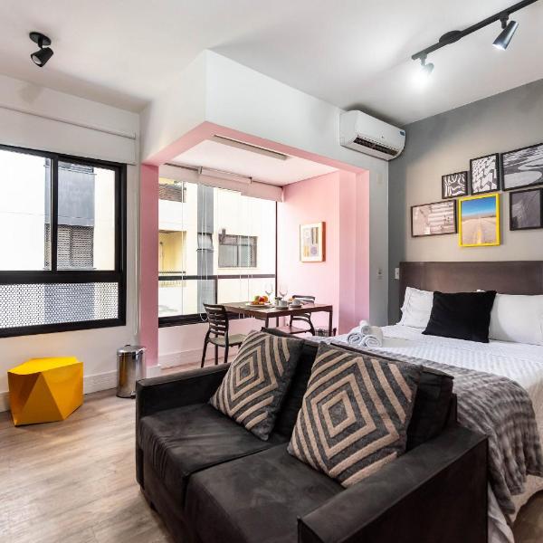 BHaus Vila Olimpia VN Casa do Ator | Apartmento Premium | 6o andar | Vaga de Garagem | Academia | Lavanderia pay per use | Minimercado | Recepção 24h | Coworking | Piscina | cs63