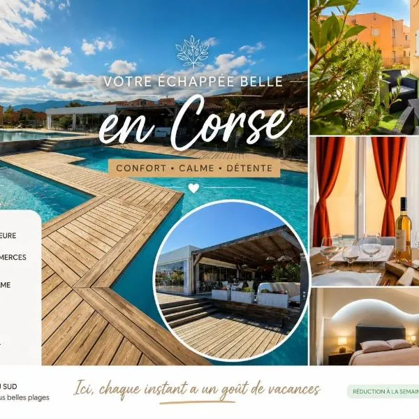 Chez Audrey et Olivier Charmant T2 climatisé 5 mn de la plage et 10 mn de PORTO-VECCHIO, hotelli kohteessa Lecci