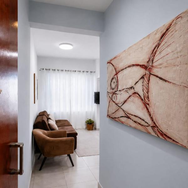 Apartamento 600 m da Praia dos Ingleses Pet Friendly Wi-Fi Garagem